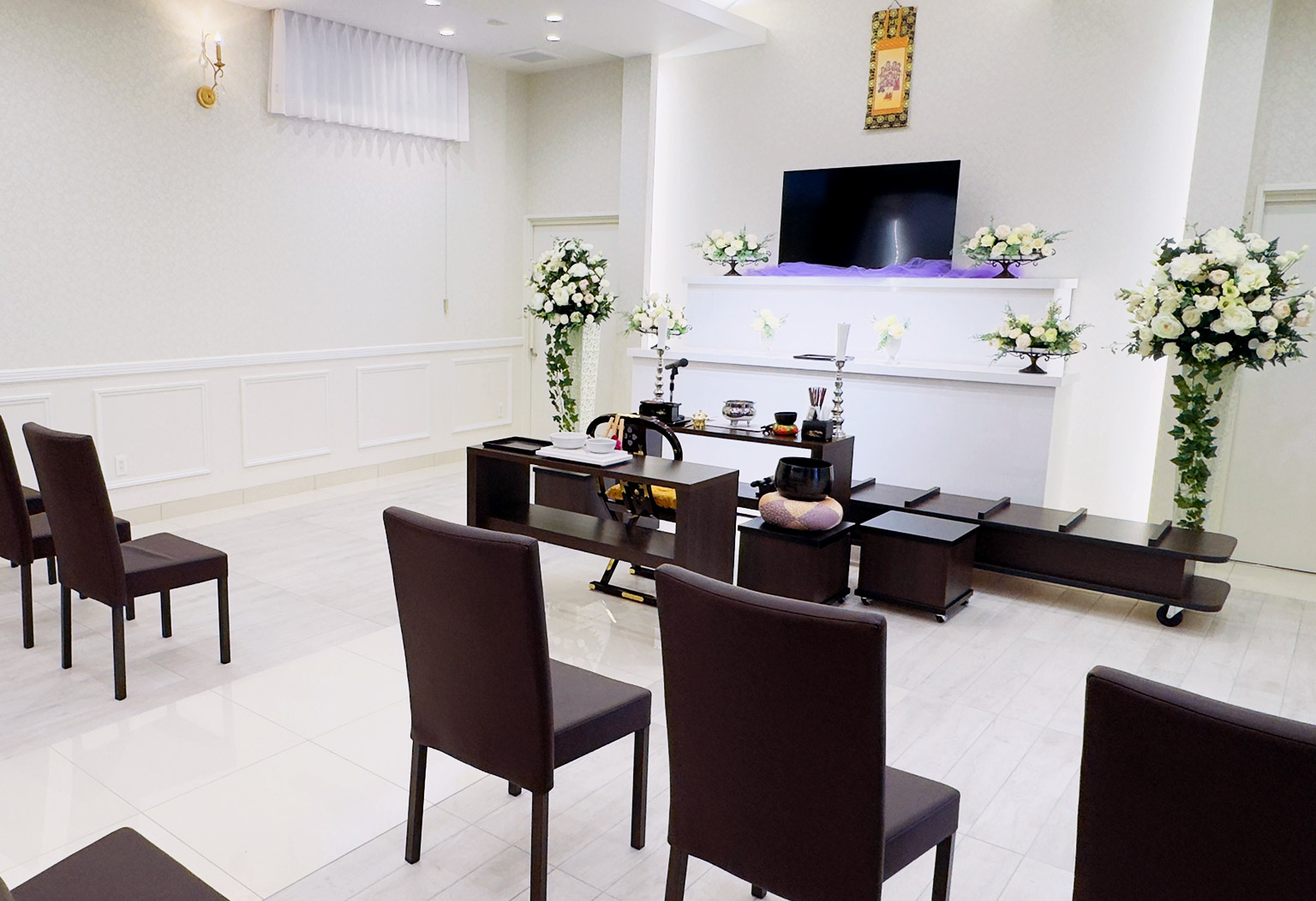 レインボー通りの式場ギャラリー