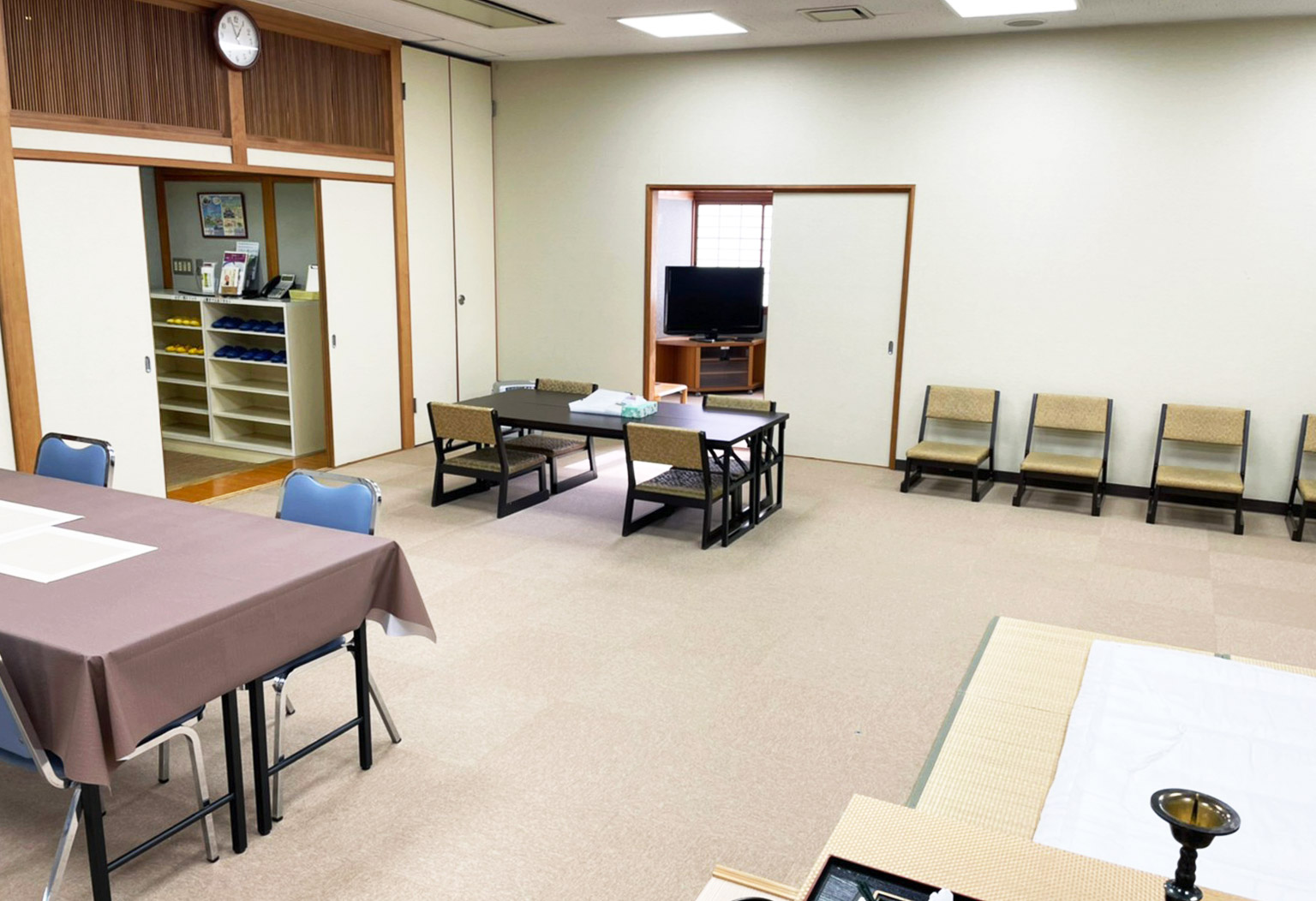 多田会館の式場ギャラリー