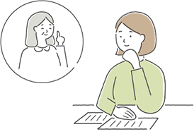 故人のことを思い出してノートにまとめているイメージ